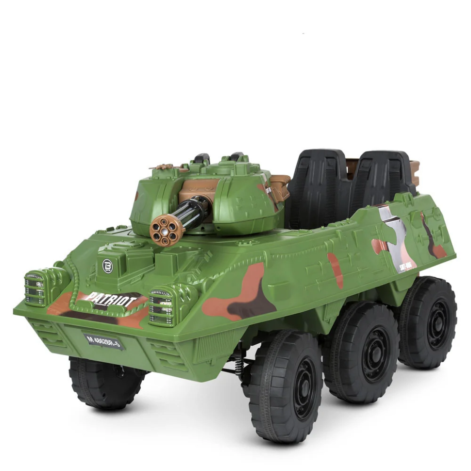 Дитячий mebelime електромобіль Танк Bambi Racer M 4862BR-5 до 30 кг, фото 1