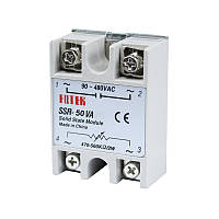 Твердотельное реле FQETR SSR-50VA 50А 24-380VAC(31162#)