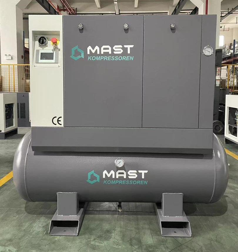 Гвинтовий компресор Mast LZN-10 COMBO inverter (Осушувач + ресивер 500 л), фото 1