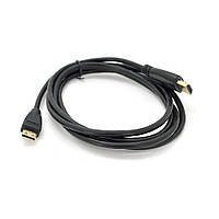Кабель HDMI (папа) A-C mini (папа), 1.5m, черный, Пакет, Q100(385#)