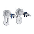 Комплект 4 в 1: Інсталяція GROHE Solido 3 в 1 3884966Q + Унітаз безобідковий Kroner Harz WHI493736 RIMLESS з, фото 9