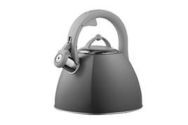 Чайник Ardesto Gemini, 2.5 л, сірий, неіржавка сталь.
