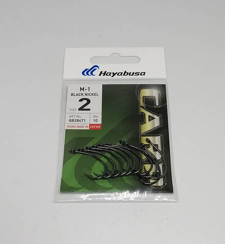 Крючки карповые Hayabusa M1 Black Nickel N° 2 (ID#2071646563), цена: 85 ...