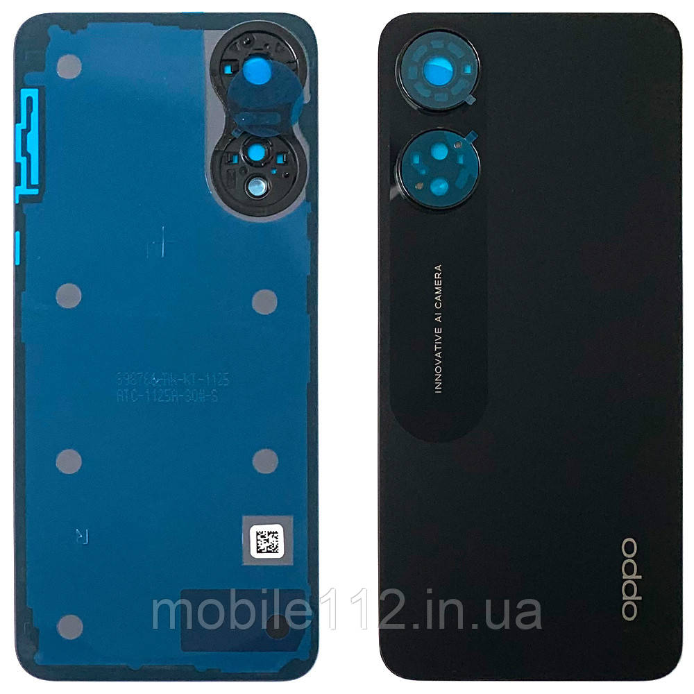 Задня кришка Oppo A58 4G CPH2577 чорна оригінал Китай
