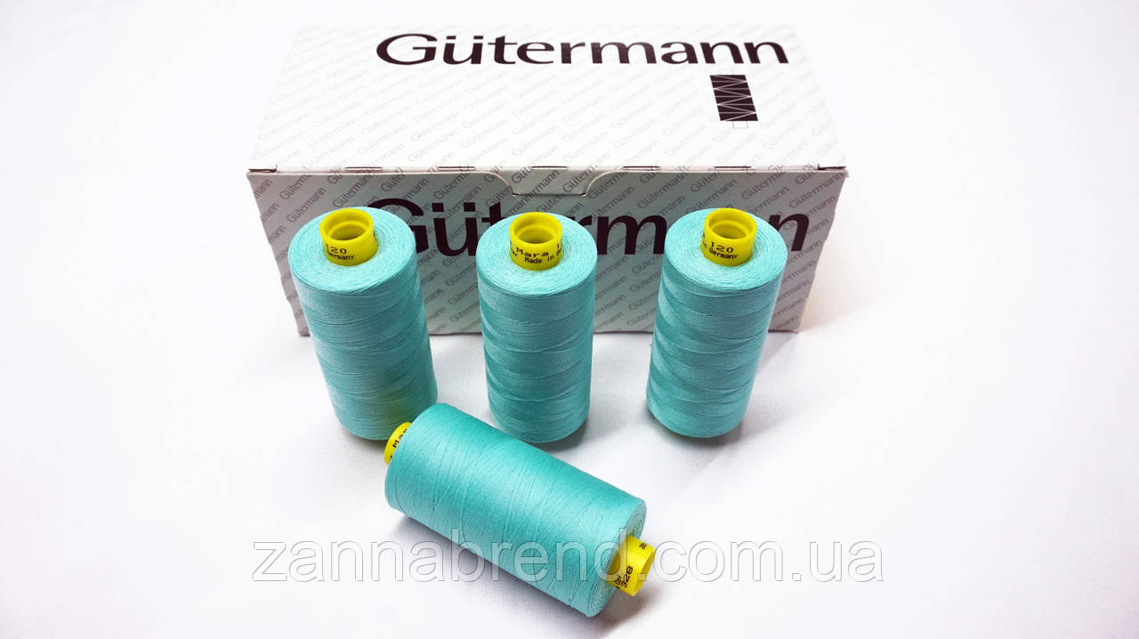 Котушка нитки (1000 м) Gutermann (Німеччина) колір аквамарин