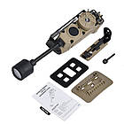 Ліхтар MPLS на каску шолом, Velcro панель Sidewinder 5 видів LED + IFF-маячок, TAN, фото 7