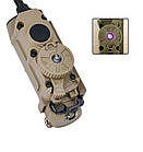 Ліхтар MPLS на каску шолом, Velcro панель Sidewinder 5 видів LED + IFF-маячок, TAN, фото 10