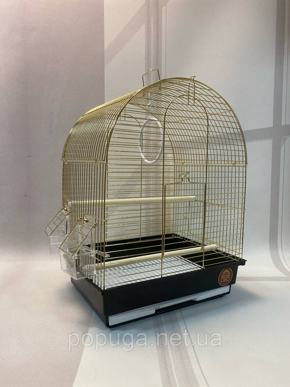 Клітка для папуг А417Gold , 35х28х46 см, фото 1