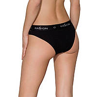 Трусики с прозрачной вставкой Passion PS006 PANTIES black, size M (Белье для спорта)