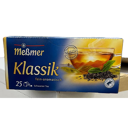 Чорний чай Meßmer «Класик» у пакетиках 25шт/ 1.75 г, фото 2