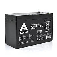 Аккумулятор AZBIST Super AGM ASAGM-1270F2, Black Case, 12V 7.0Ah (151 х 65 х 94 (100)) Q10(16905#)