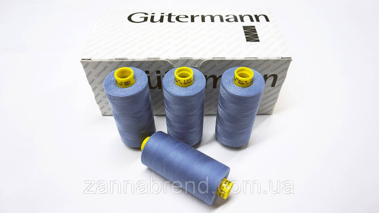 Котушка нитки (1000 м) Gutermann (Німеччина) колір блакитний