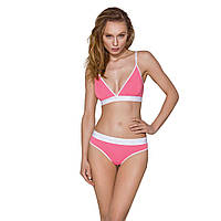 Спортивный топ с двойными бретелями Passion PS007 TOP pink, size M (Белье для спорта)