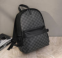 Большой женский городской рюкзак на плечи, модный и стильный рюкзачок для девушек "Lv"