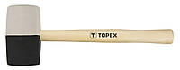 Topex 02A355 Киянка резиновая 63 мм, 680 г, черно-белая резина Tyta - Есть Все