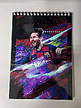 Блокнот із символікою FC Barcelona Messi., фото 2