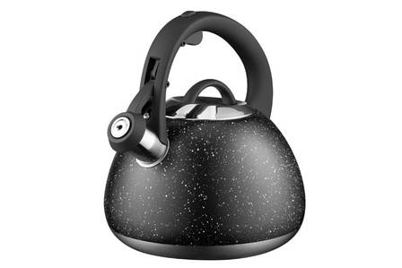 Чайник Ardesto Gemini, 2.5 л, чорний мармур, неіржавка сталь., фото 1