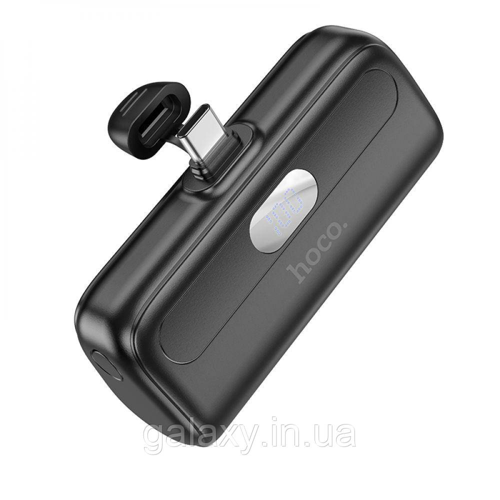 Повербанк Hoco 5000mAh для Type-C міні Power Bank Mini Pocket Power Bank J116 Black
