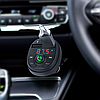 Фм fm трансмітер модулятор для автомобіля з блютузом Bluetooth Borofone автомобільний зарядний пристрій, фото 10