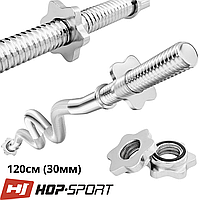 Гриф Z-образный Hop-Sport 120см (30мм)