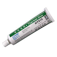 Теплопроводный клей HY910 80gr 50ml, White, >0,975W/m-K, <0.246°C-in²/W, -30° 300°, усилие на разрыв 2Мра,