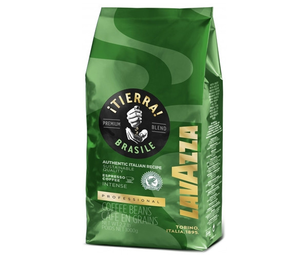 Кава Lavazza Tierra Brazil Intense у зернах 1 кг