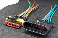 Разъем автомобильный электрический герметичный DJ7031-1.5 комплект 5pin (с проводом)
