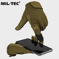 Рукавички тактичні стрілецькі Combat Touch Gloves Olive Mil-Tec, Німеччина