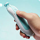 Дитячий триммер для нігтів + 6 насадок NAIL TRIMMER XL-667 / Акумуляторна дитяча пилочка / Манікюрний набір, фото 6