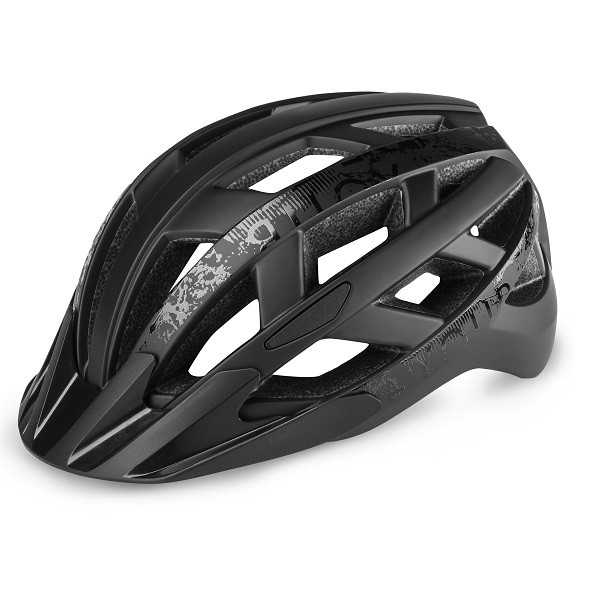 Велошолом R2 Lumen M (55-59cm) матовий чорний Art ATH18A/M, фото 1