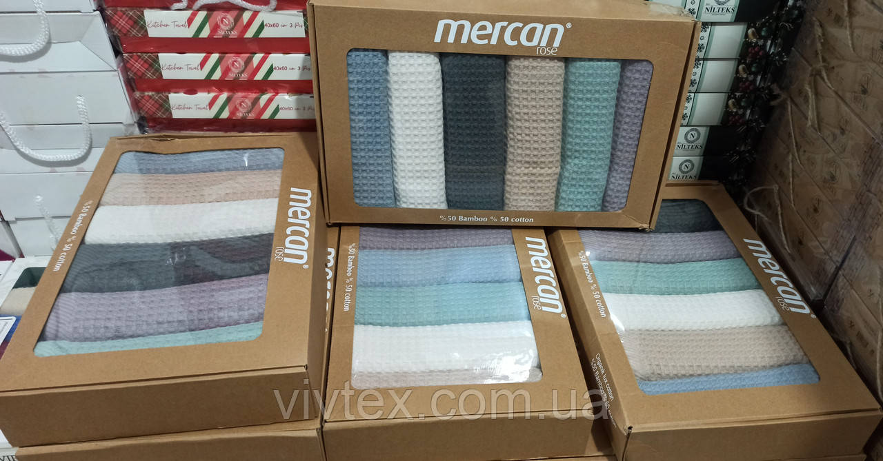 Рушник кухонний Mercan 40х60 паковання 6 шт. Туреччина