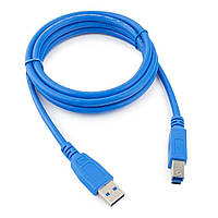 Кабель USB 3.0 AM/BM 3,0 м blue для периферии(389#)