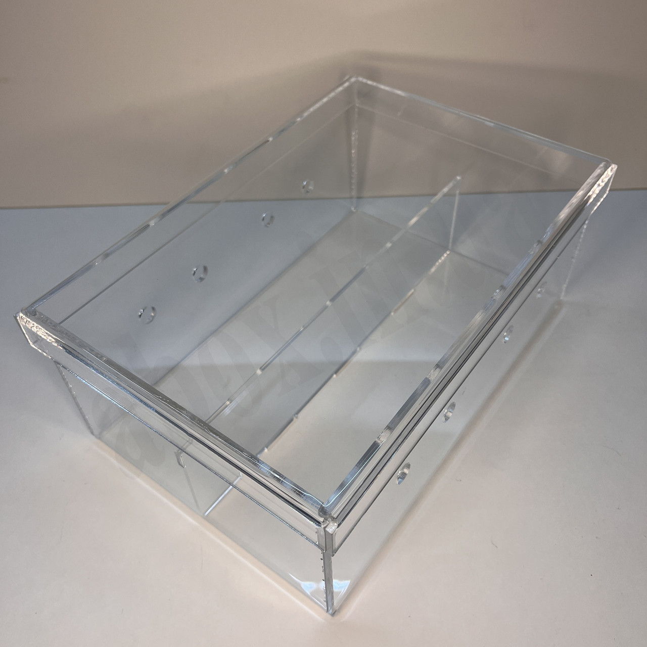 Коробка для зберігання з кришкою | Прозора | 16,5х25х10