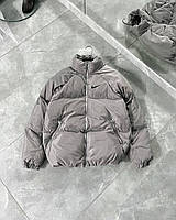 Дутая куртка nike Куртка найк Мужская куртка Nike Куртки nike Зимние мужские куртки Nike Зимние куртки XL, Серый