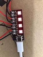 Контроллер заряда Type-C, плата заряда 4x Li-ion 18650 3,7V-4,2v (раздельная зарядка)