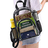 Рюкзак прозорий жіночий дитячий шкільний, фото 3