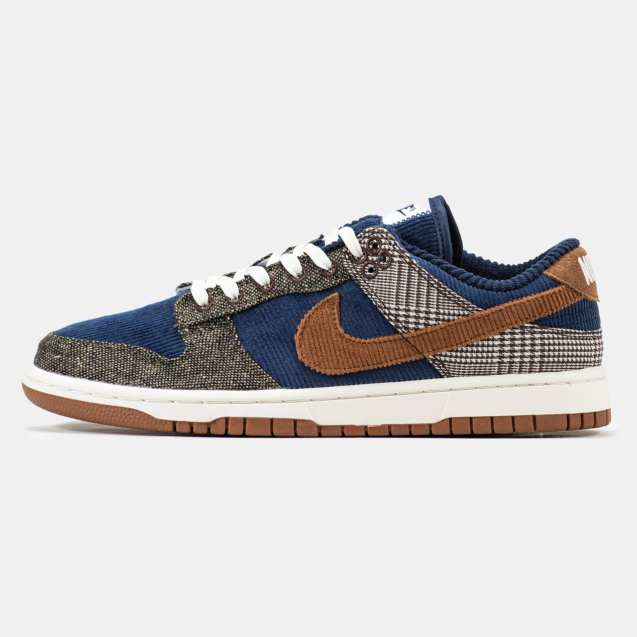 Кросівки чоловічі сині Nike SB Dunk Low Tweed Midnight (14632)