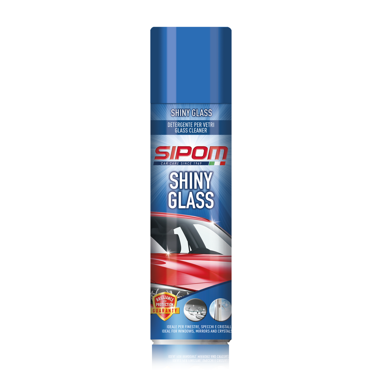 Пінний засіб для очистки скла Sipom Shiny Glass 400 мл, фото 1