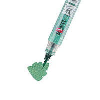 Маркер акварельний Glitter Brush пензель 11 аквамарин Santi (390760), фото 3