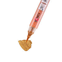 Маркер акварельний Glitter Brush пензель 14 бронзовий Santi (390763), фото 3