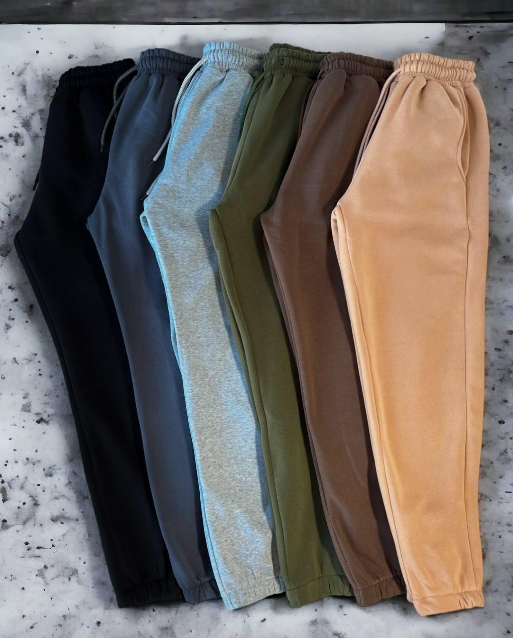 Чоловічі штани на флісі 70% хлопку 30% поліестеру, фото 1