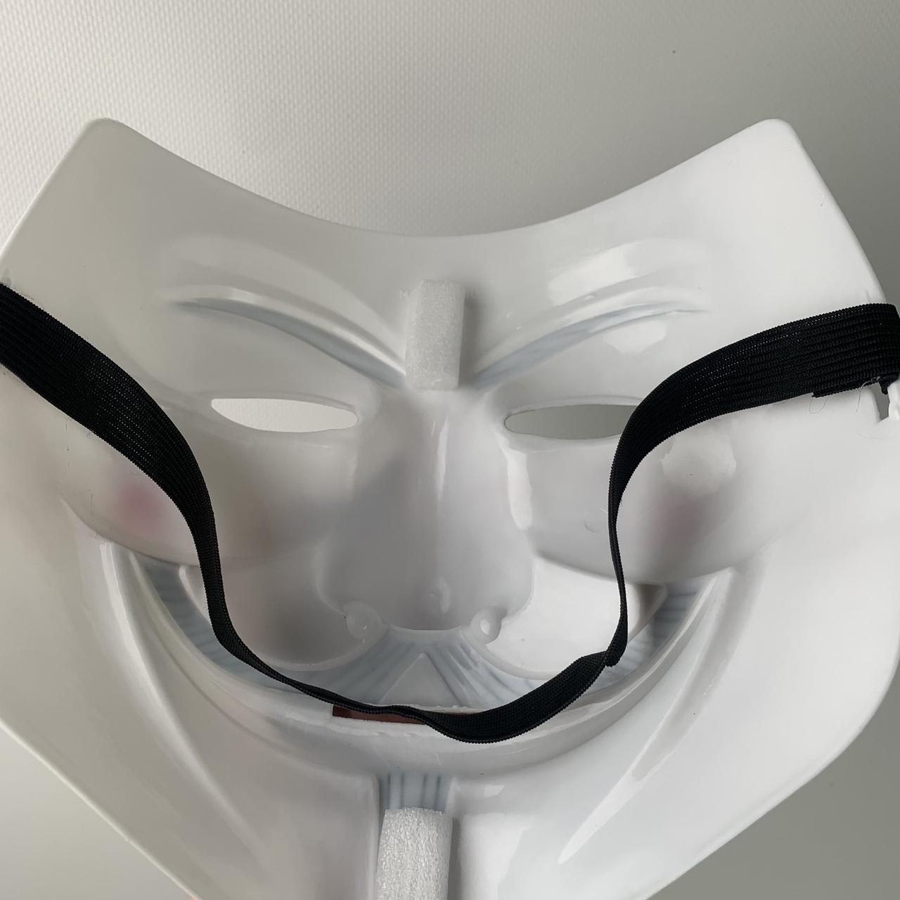 Маска Анонимус Vendetta (Вендетта) маска Гая Фокса белая - фото 5 - id-p2071739373
