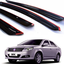 Дефлектори вікон вітровики для авто Geely MK седан 2006 -> (скотч) AV-Tuning