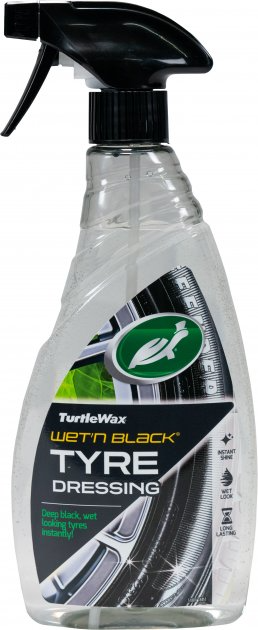 Поліроль-гель чорніння шин та пластику Turtle Wax Wet-N-Black 500 мл, фото 1