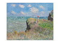 Листівка Cliff Walk at Pourville, 1882. Claude Monet