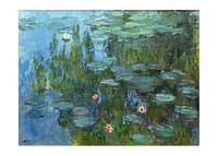 Открытка Water Lilies, c. 1915. Claude Monet