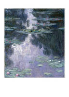 Открытка Water Lilies (Nymphéas), 1907. Claude Monet