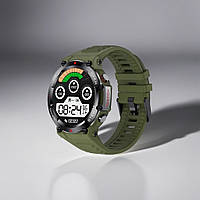 Smart Watch наручные Modfit Titan Army Green 35 мм 128MB водонепроницаемые смарт часы IP67 Android iOS Зеленый