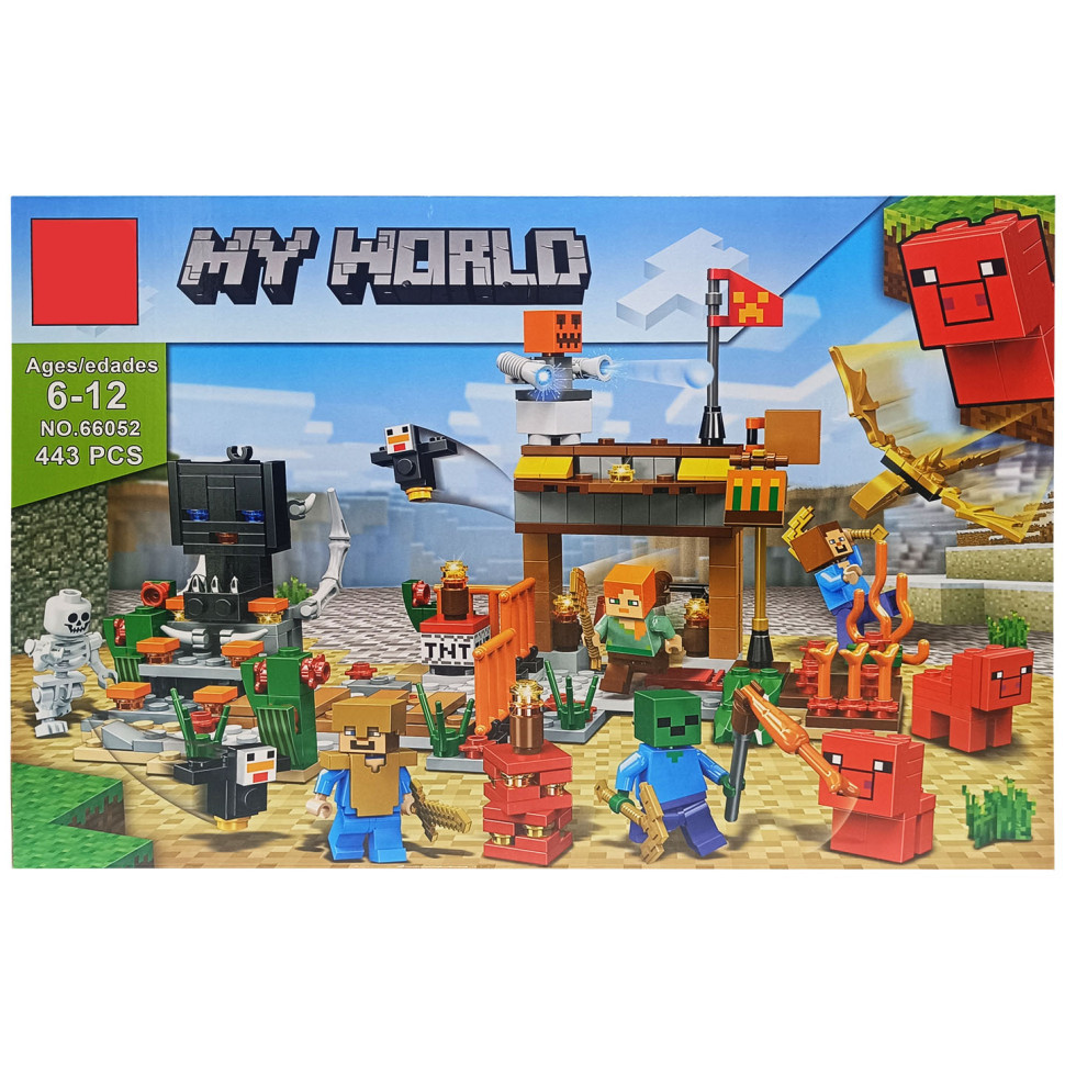 Конструктор mebelime "MINECRAFT" 66052, 443 деталі