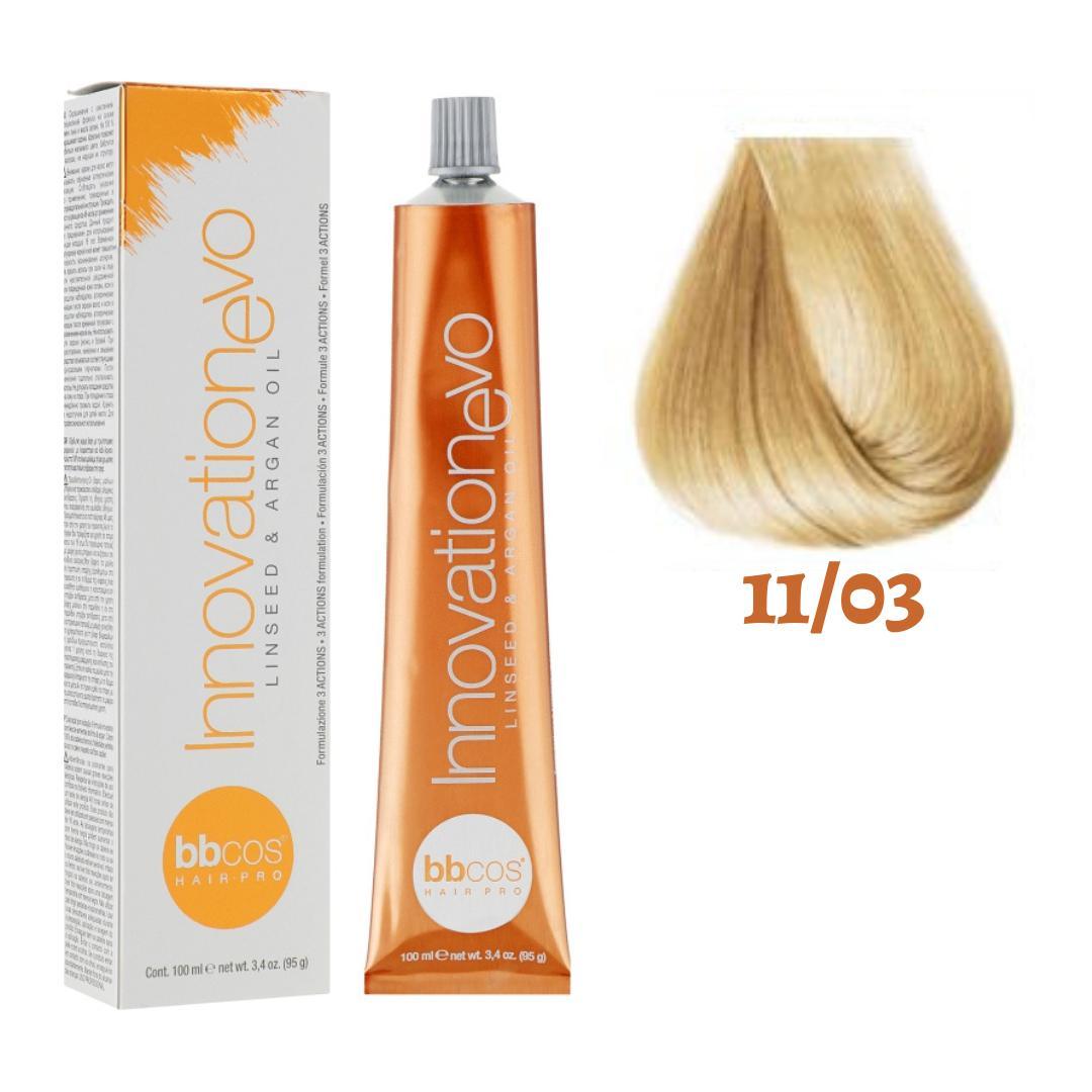 Крем-фарба для волосся BBCos Innovation Evo №11.03 Blond Very Light Natural Golden 100 мл